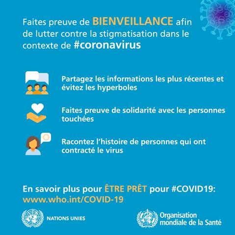 Nouveau coronavirus (COVID-19): conseils au grand public
