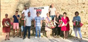 Photo du nouveau conseil municipal 2020 de Faucon