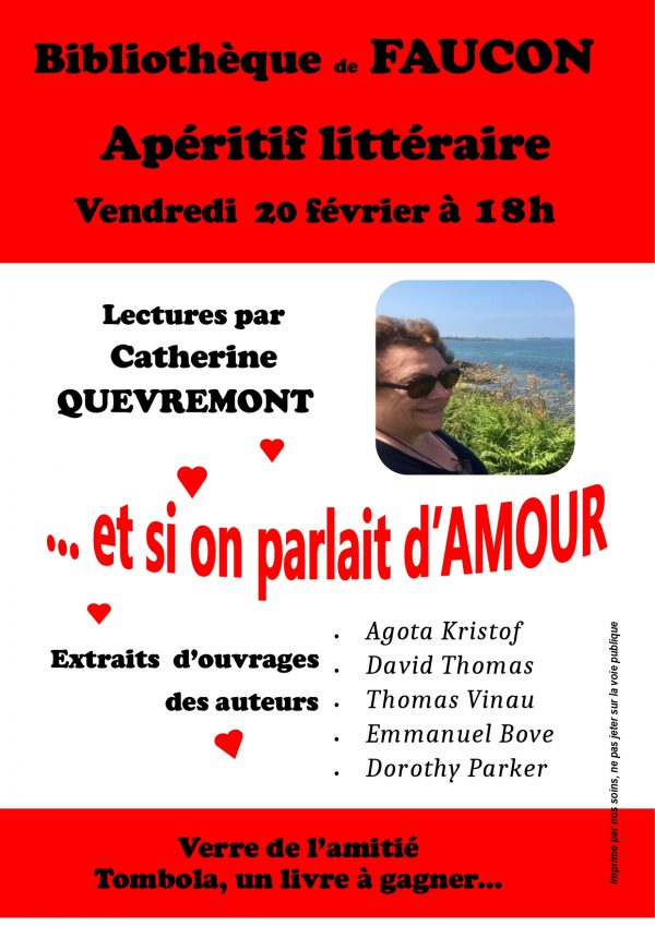 Apéritif littéraire : et si on parlait d&rsquo;amour